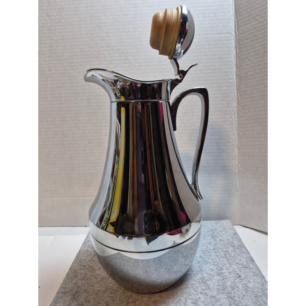 Alfi Juwel Chrome Thermal Carafe 1.0L German Coffee Tea Vacuum Jug 185GN-1.0L